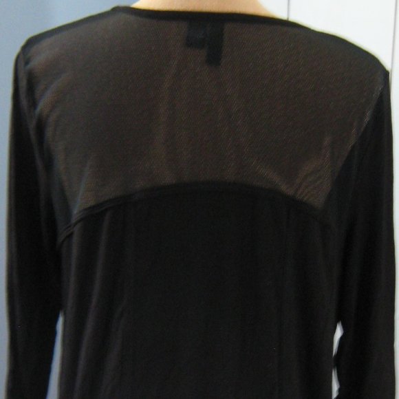 Cynthia Rowley Casual Black Top - Picture 2 of 5